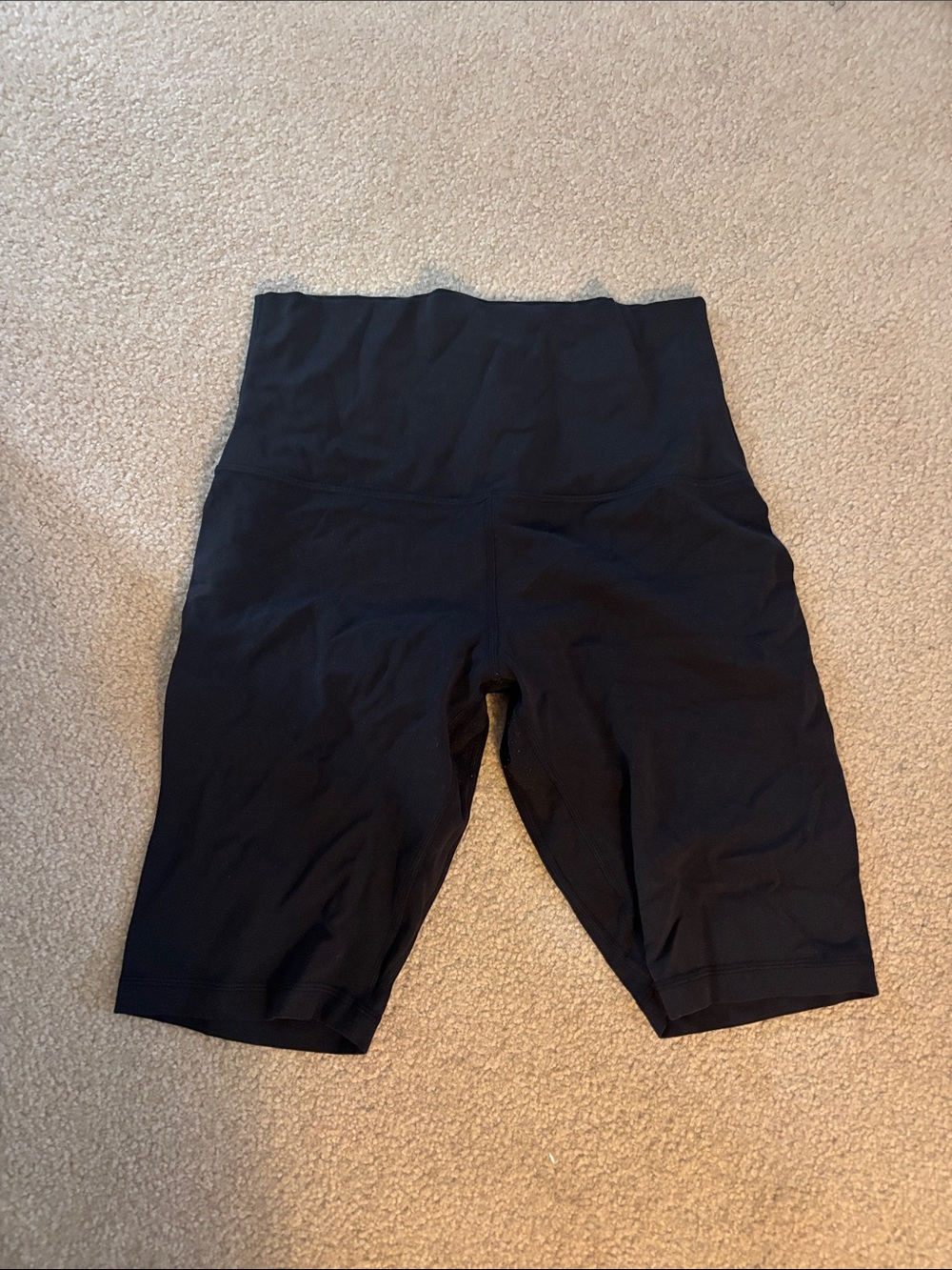 lululemon athletica Black High-Waist Bike Shorts, align 10 inch